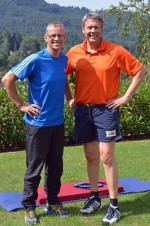 Personal Trainer Trainer Michael Kutzner mit einem Kunden aus Baden-Baden